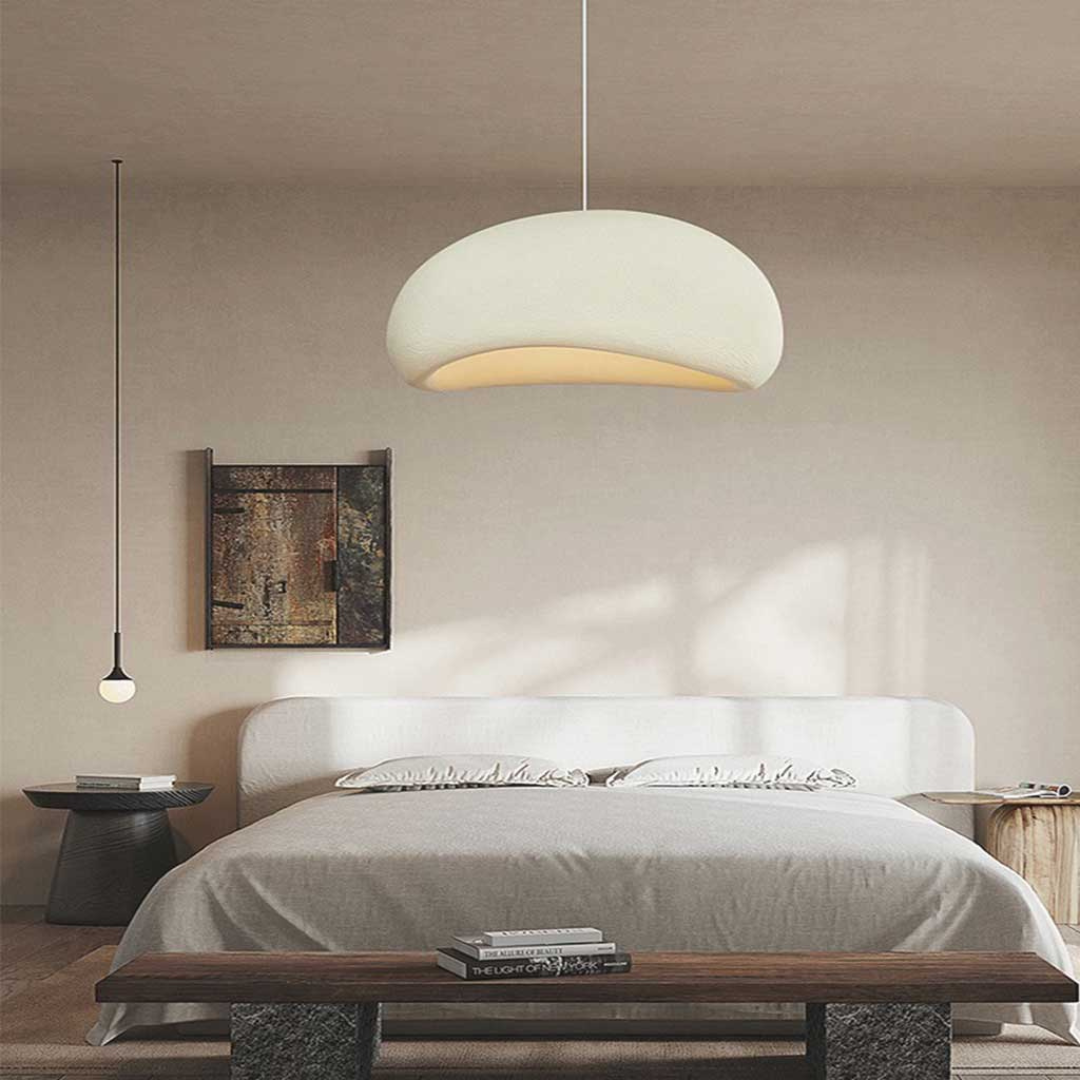 Lune - Lampe Suspendue Design Wabi-Sabi