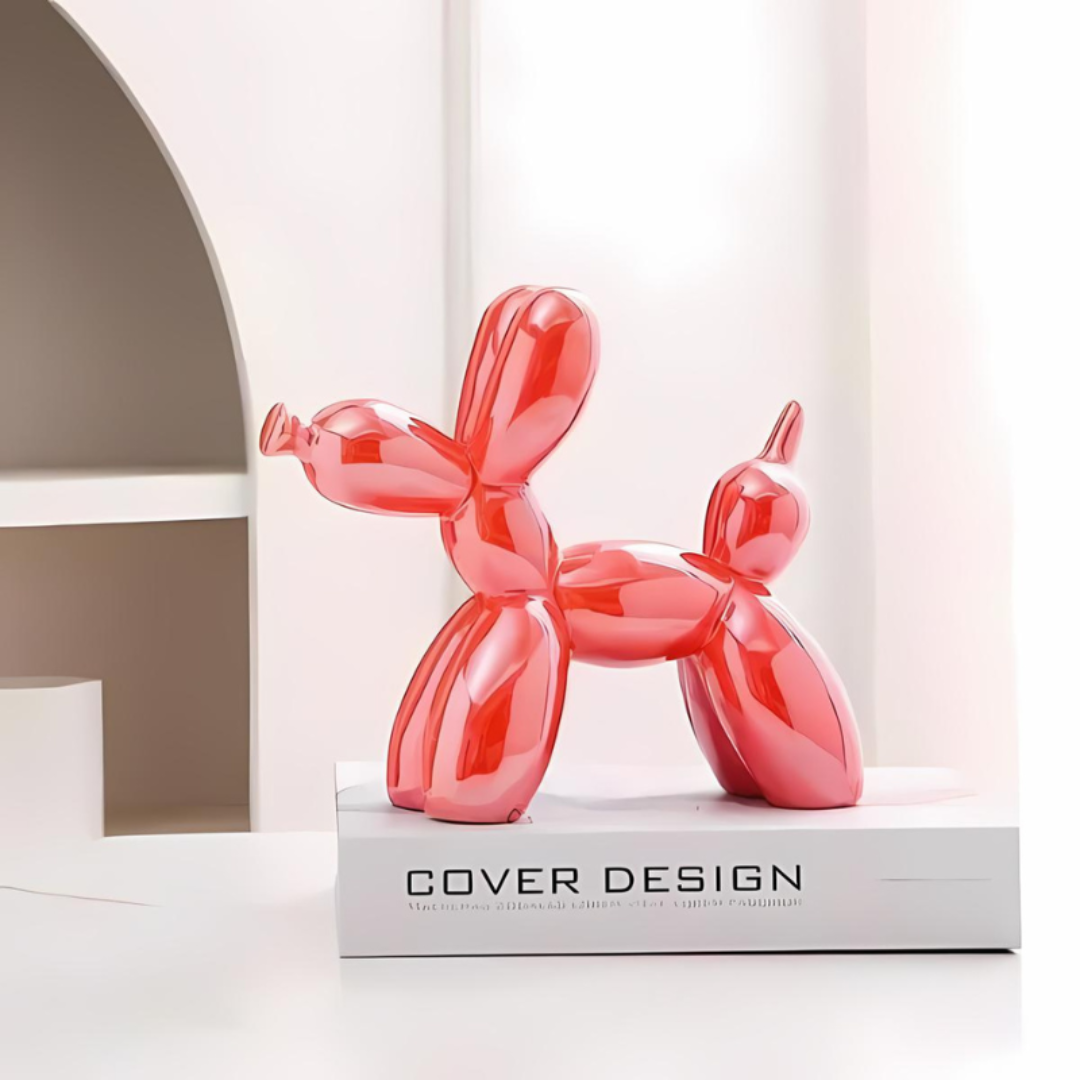 Romare – Statue de Chien en Céramique en Forme de Ballon