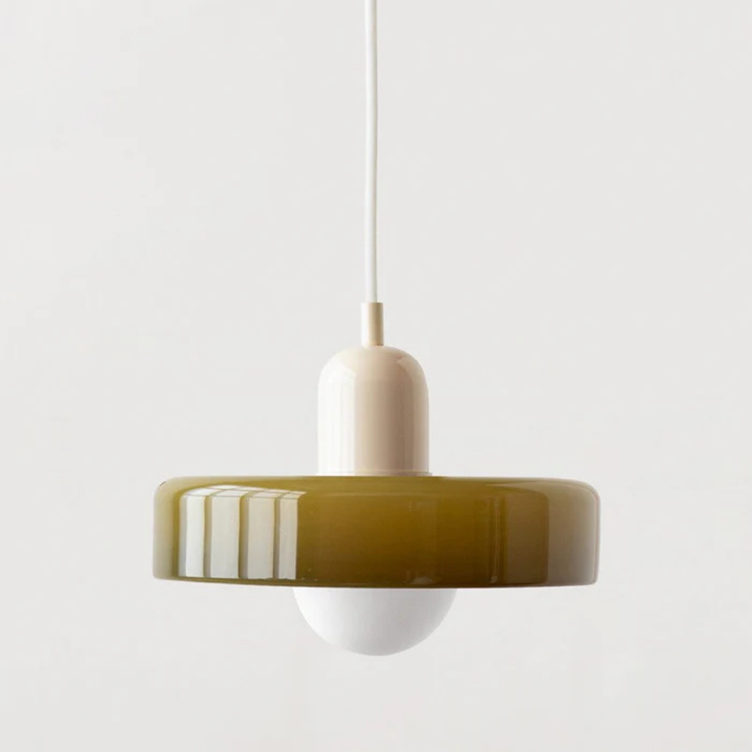 Aube - Lampe Suspendue Design En Verre Coloré