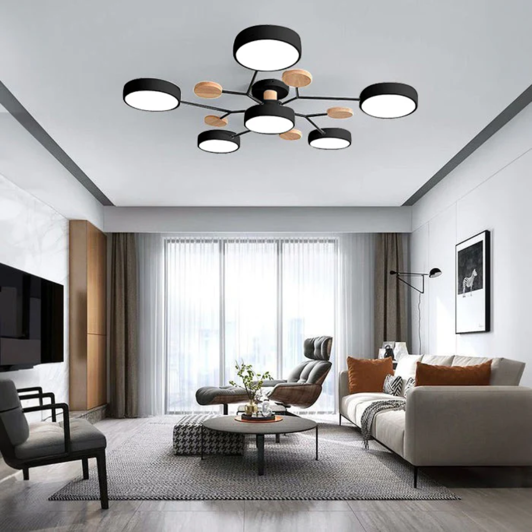 Noria - Plafonnier LED Rond Moderne