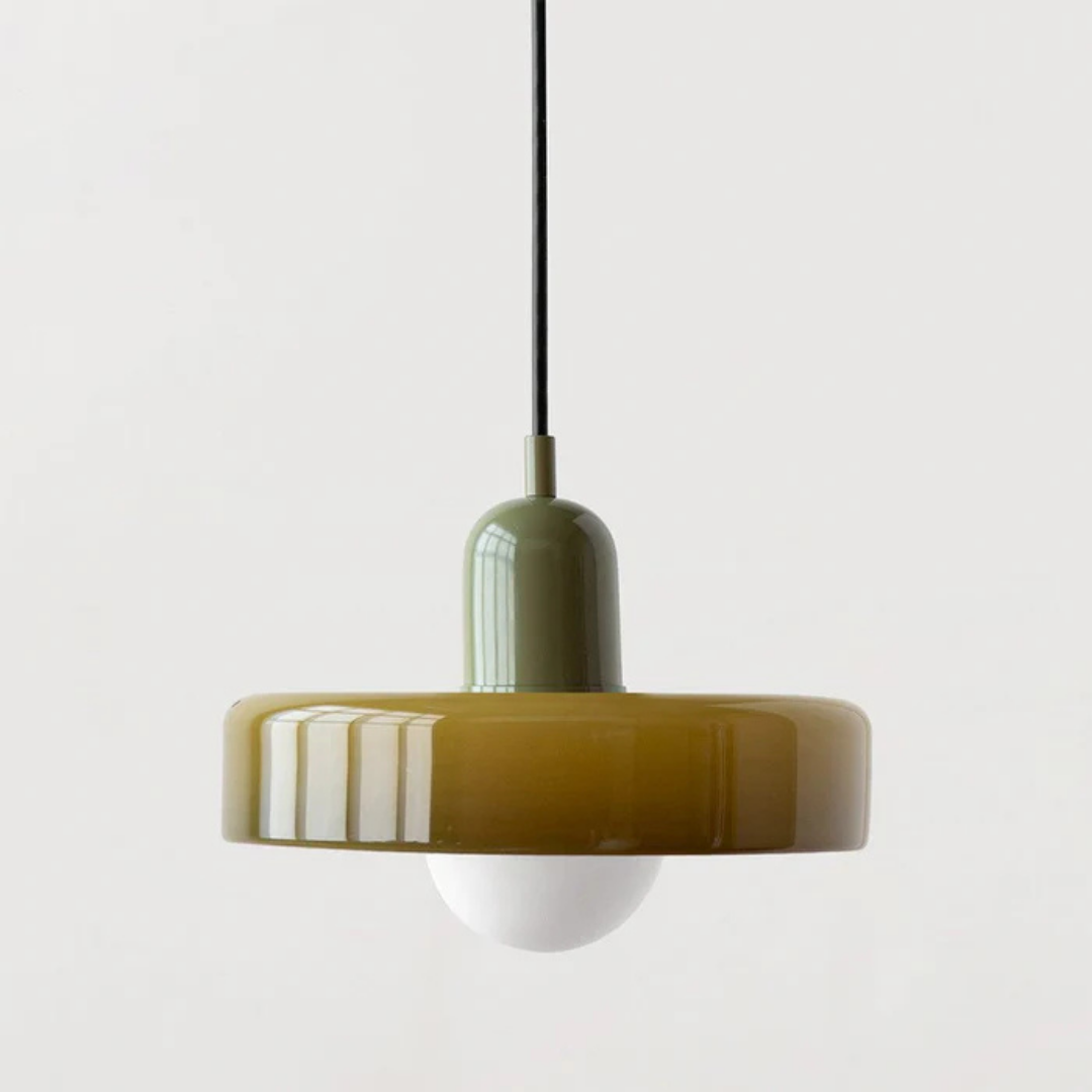 Aube - Lampe Suspendue Design En Verre Coloré