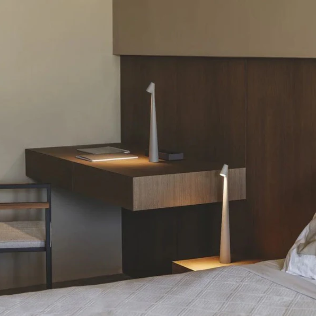 Flora - Lampe de Table LED Scandinave Minimaliste Sans Fil
