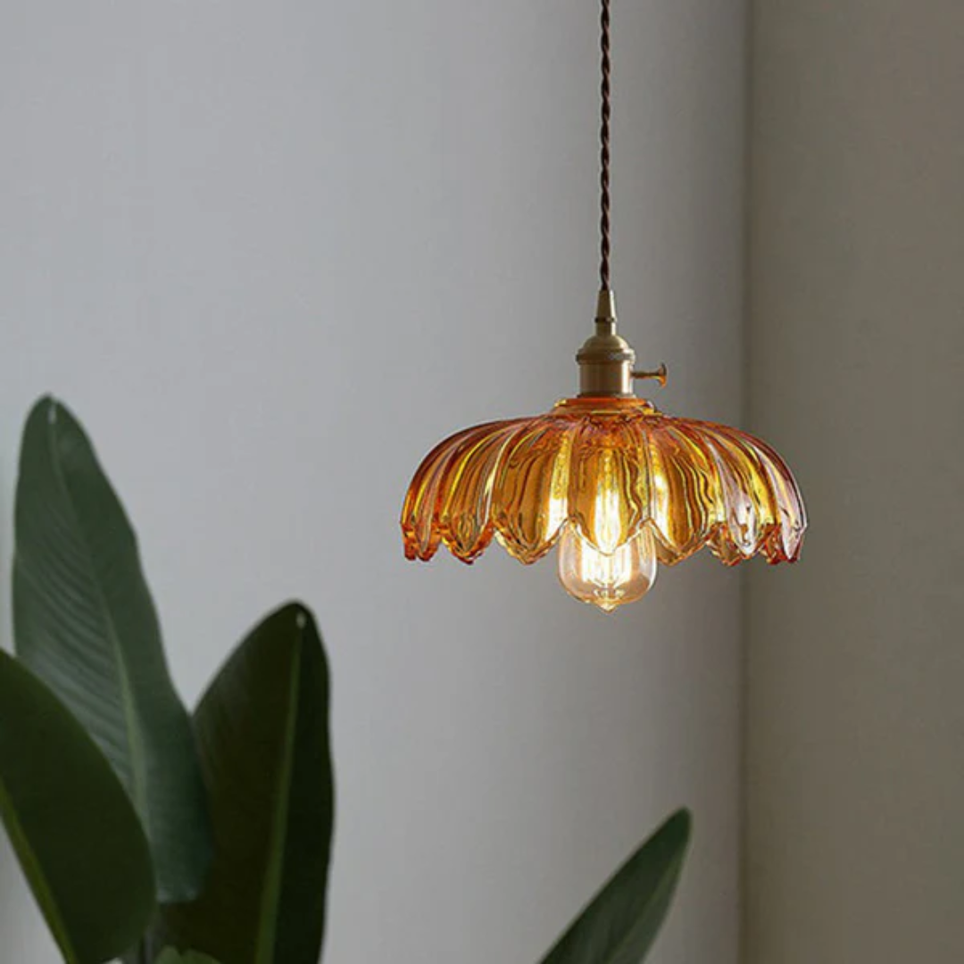 Dauren - Suspension Vintage en Verre