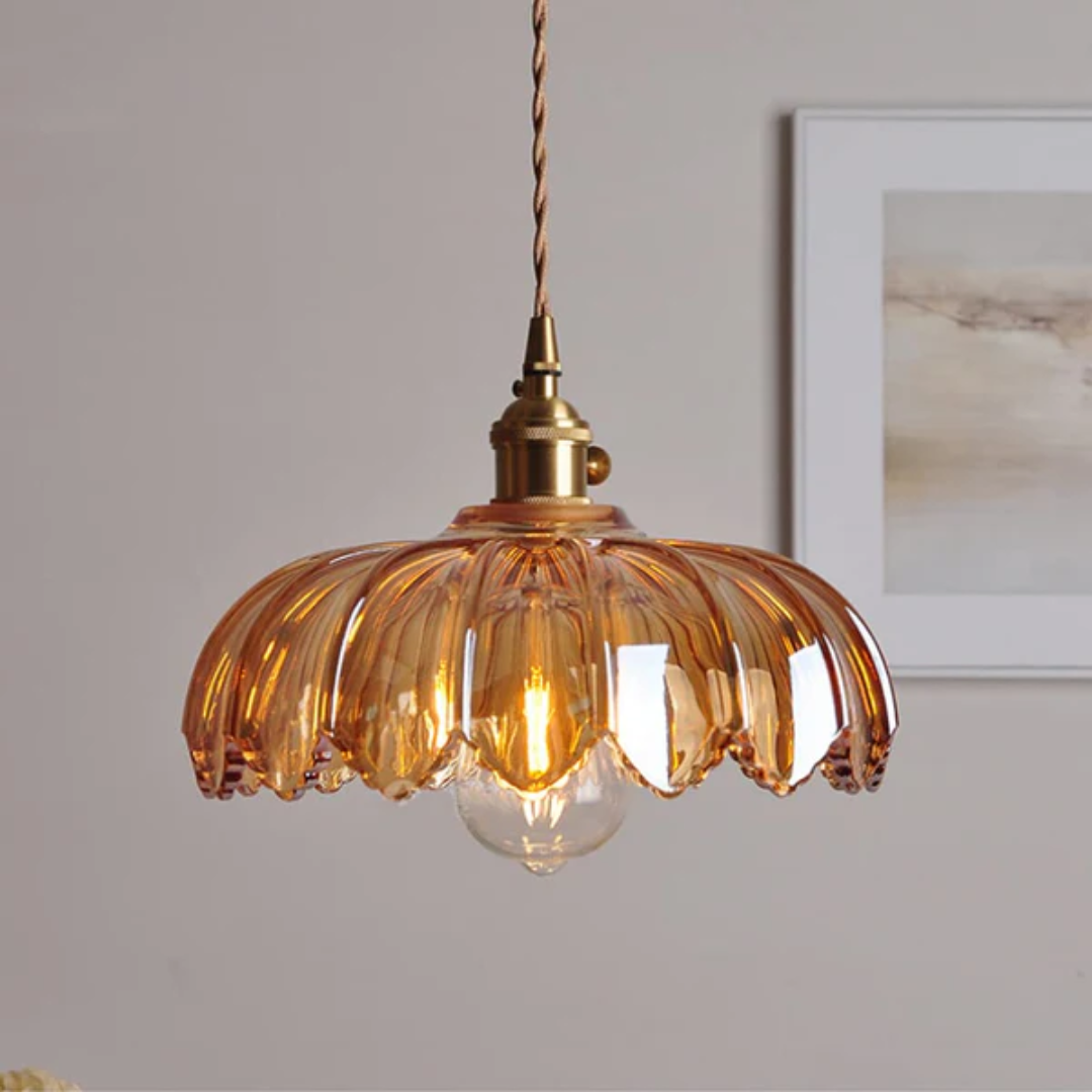 Dauren - Suspension Vintage en Verre