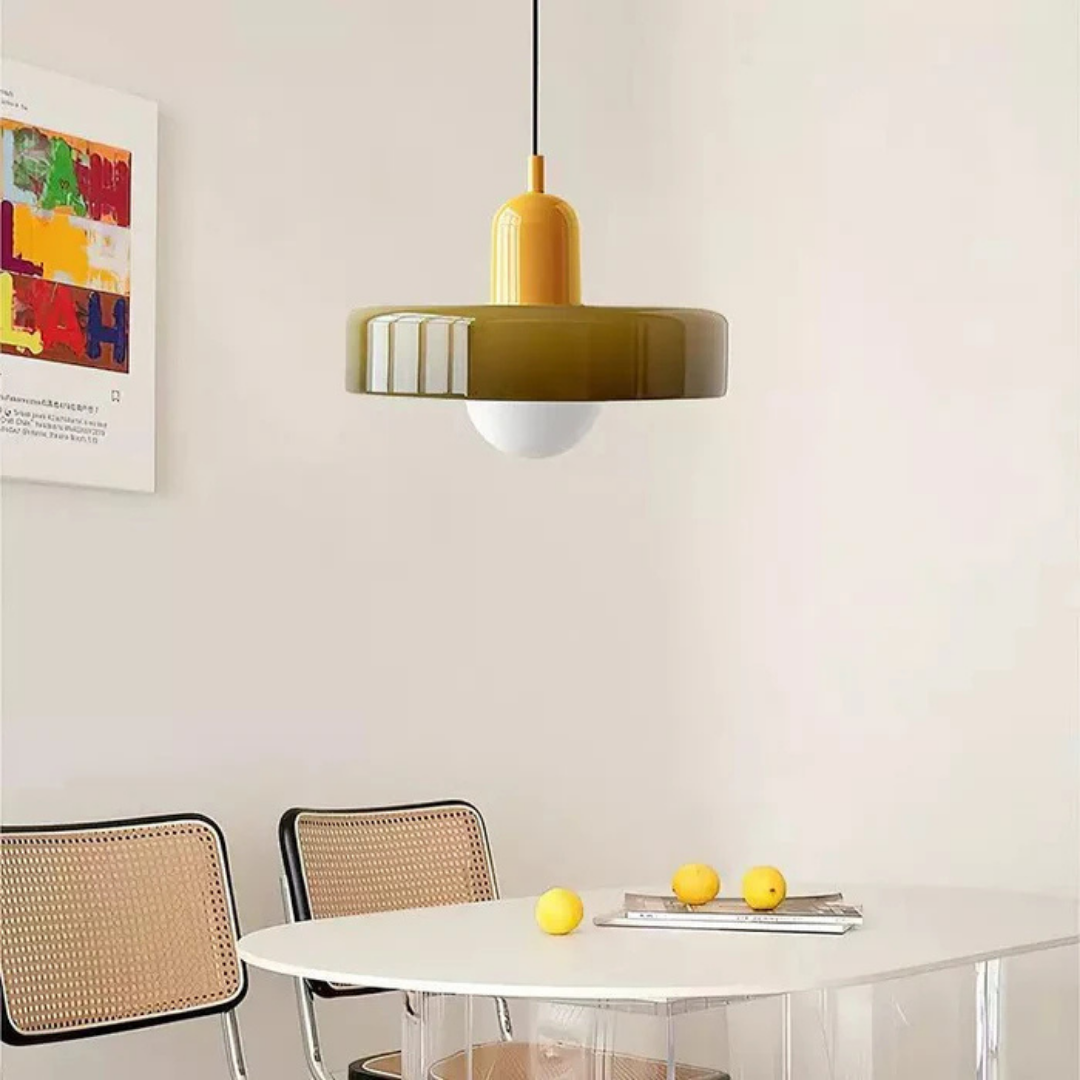 Aube - Lampe Suspendue Design En Verre Coloré