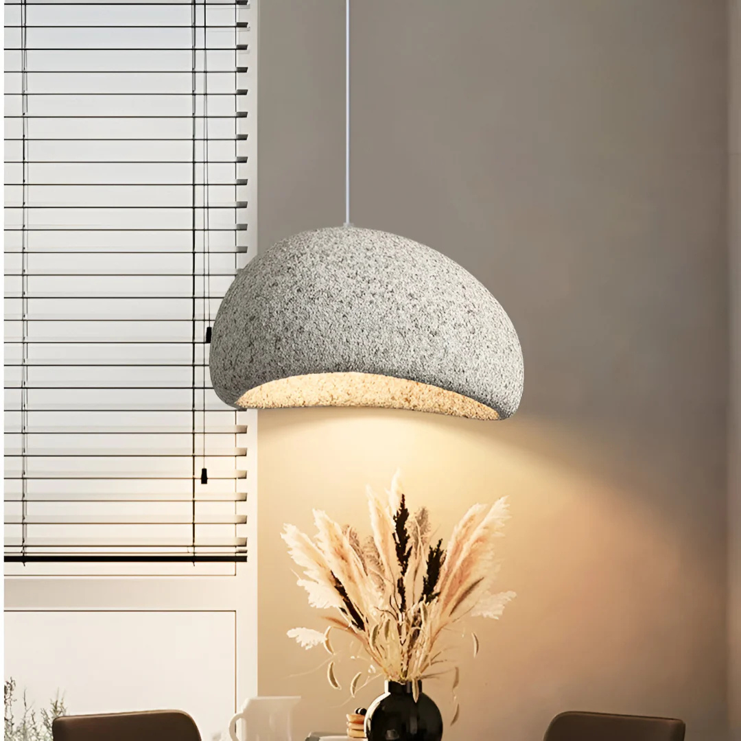 Lune - Lampe Suspendue Design Wabi-Sabi