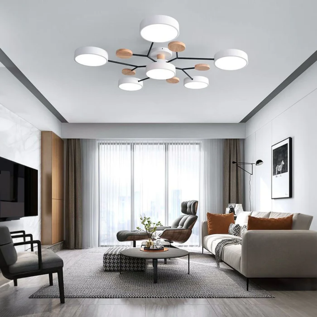 Noria - Plafonnier LED Rond Moderne