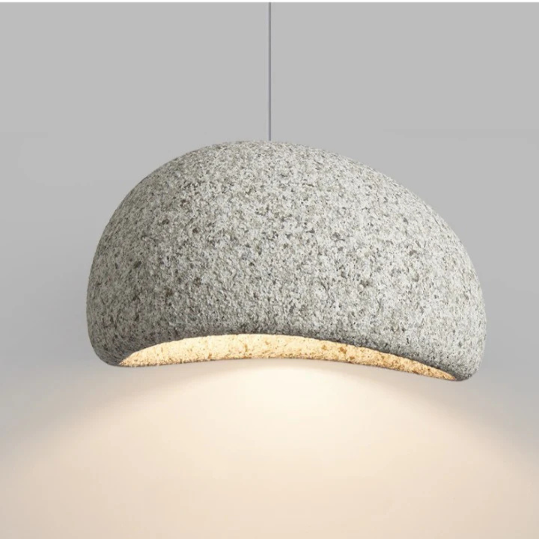 Lune - Lampe Suspendue Design Wabi-Sabi