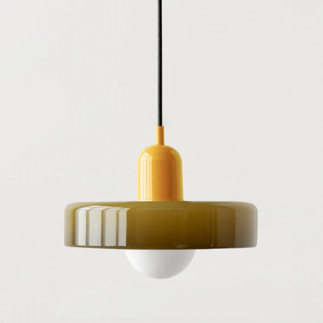 Aube - Lampe Suspendue Design En Verre Coloré