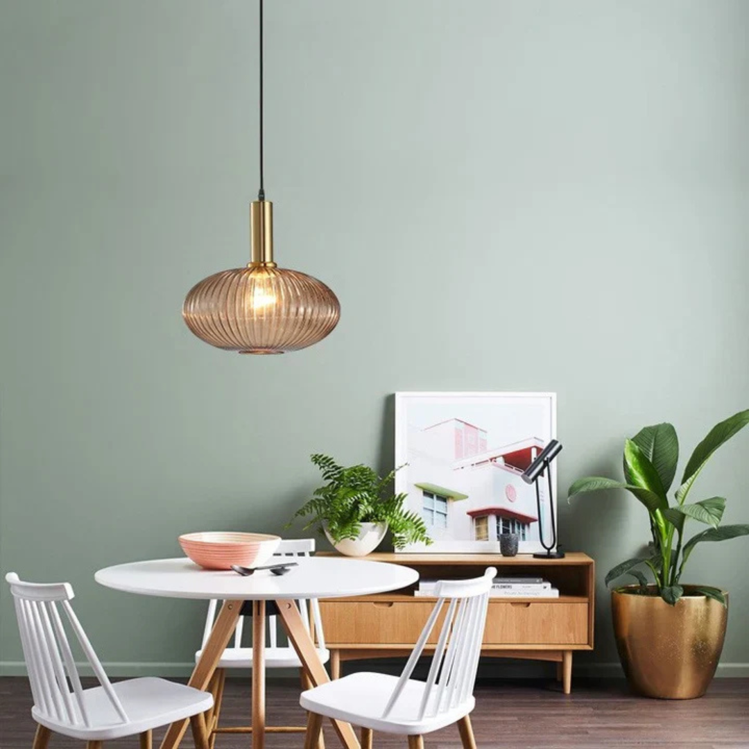 Melia - Lampe Suspendue En Verre Coloré Style Nordique