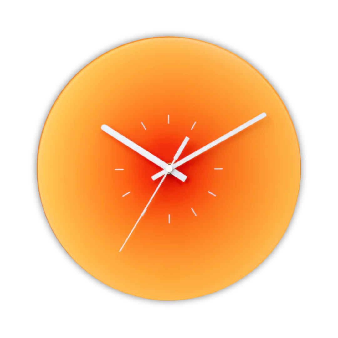 Calia – Horloge Murale Design en Verre