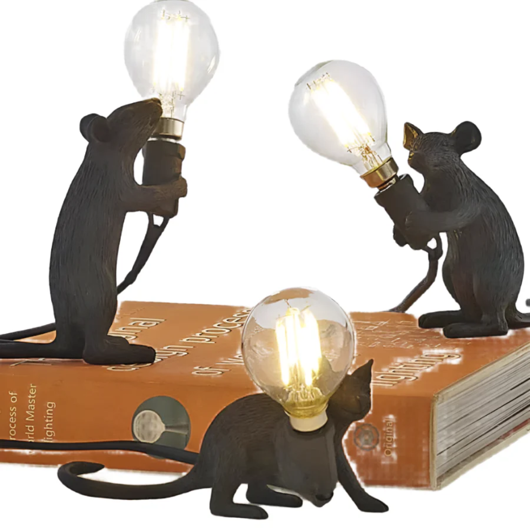 Esmaril - Lampe de Table LED Souris Moderne