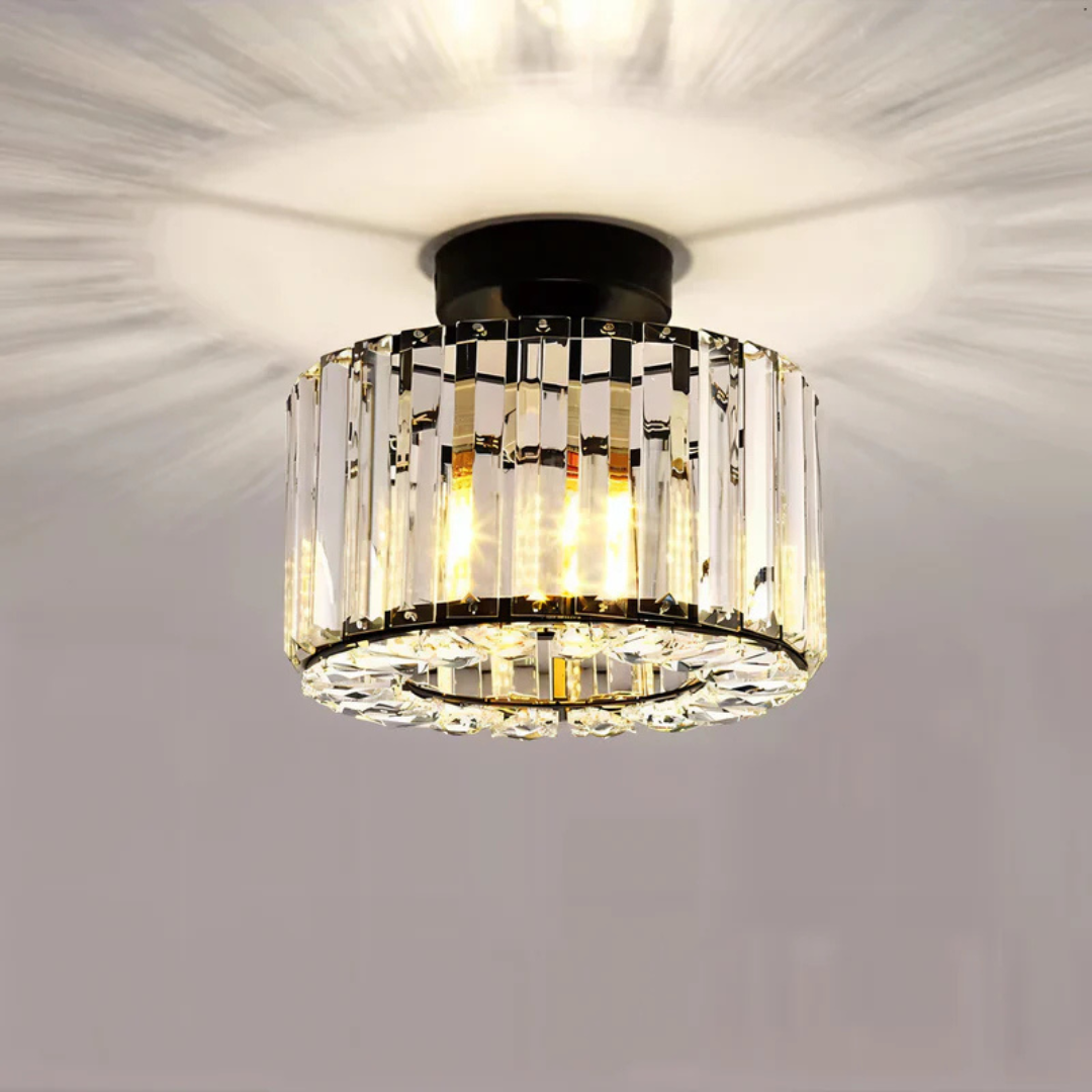 Orya – Plafonnier Luxueux en Cristal | Éclairage de Plafond Étincelant