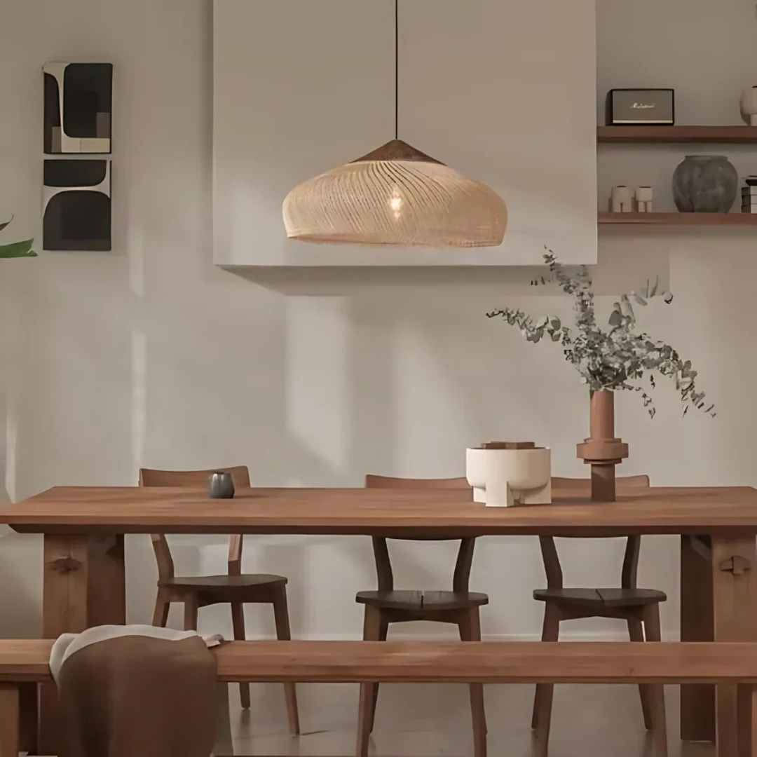 Luxara - Lampe Suspendue Bohème En Rotin