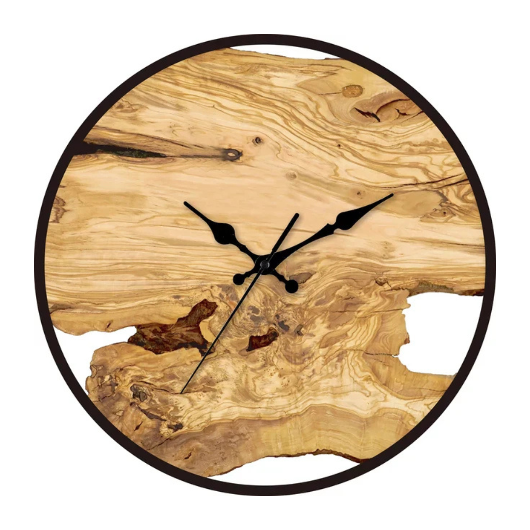 Noae – Horloge Murale Minimaliste Noire