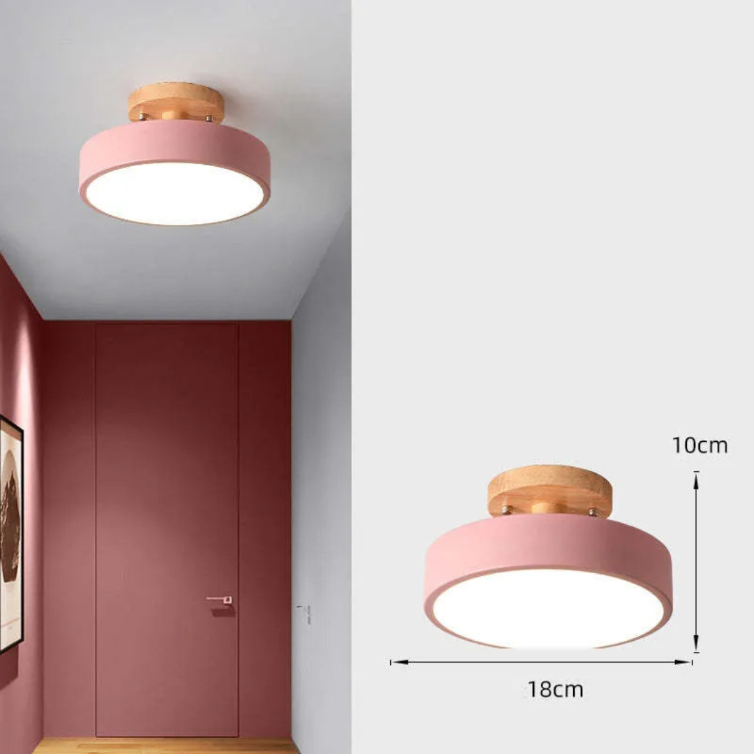 Myrrale – Plafonnier LED en Bois
