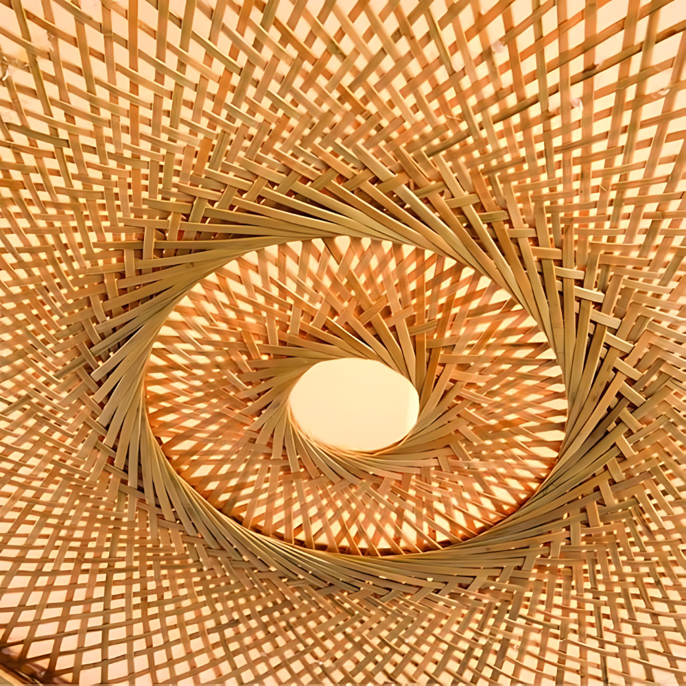 Noctrel - Plafonnier Naturel en Bambou