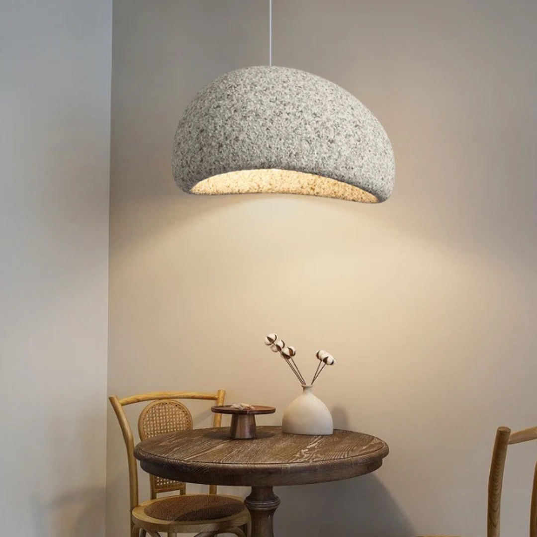 Lune - Lampe Suspendue Design Wabi-Sabi