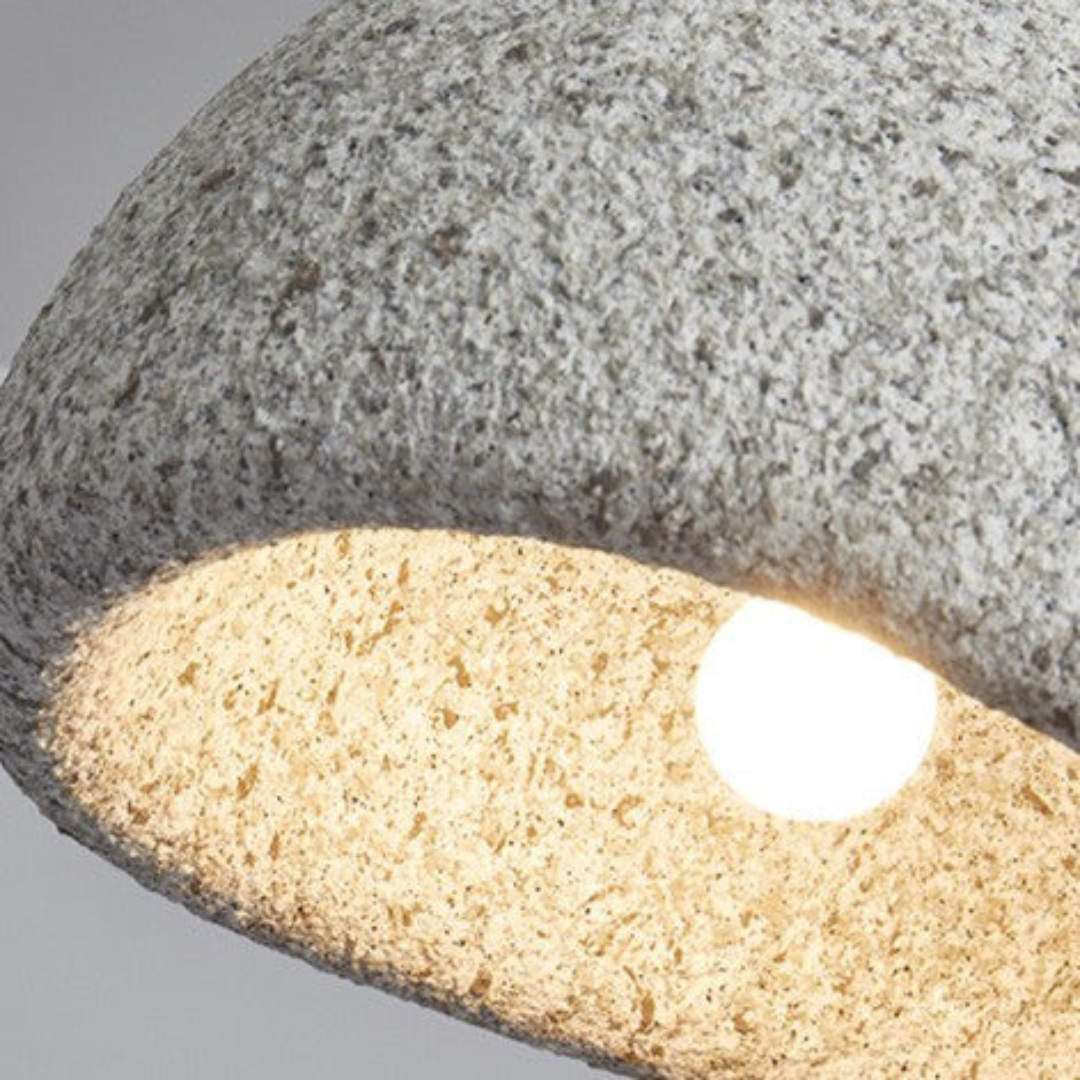 Lune - Lampe Suspendue Design Wabi-Sabi