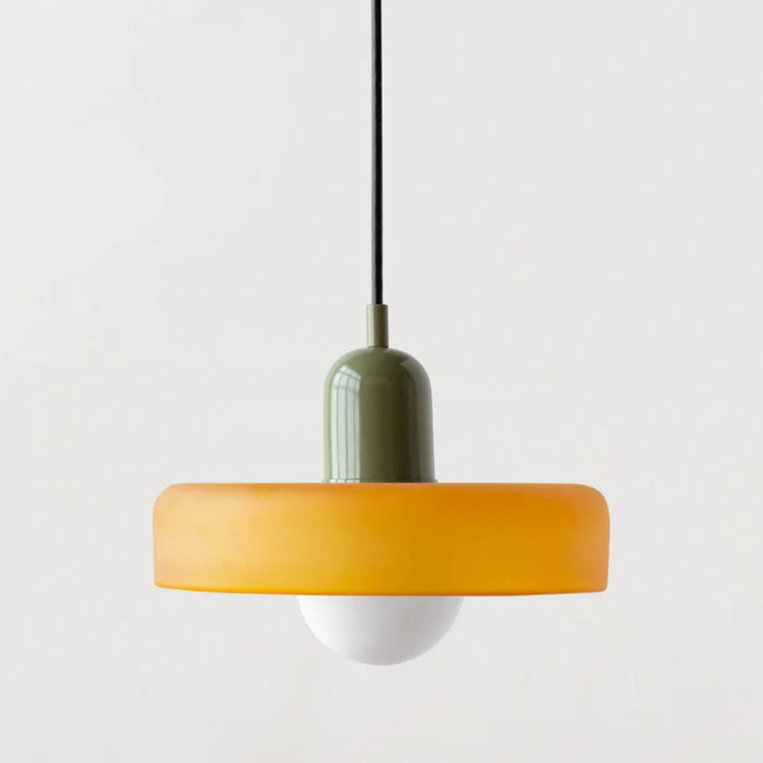 Aube - Lampe Suspendue Design En Verre Coloré