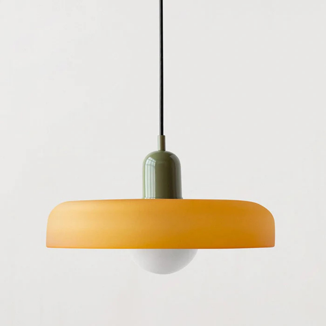 Aube - Lampe Suspendue Design En Verre Coloré