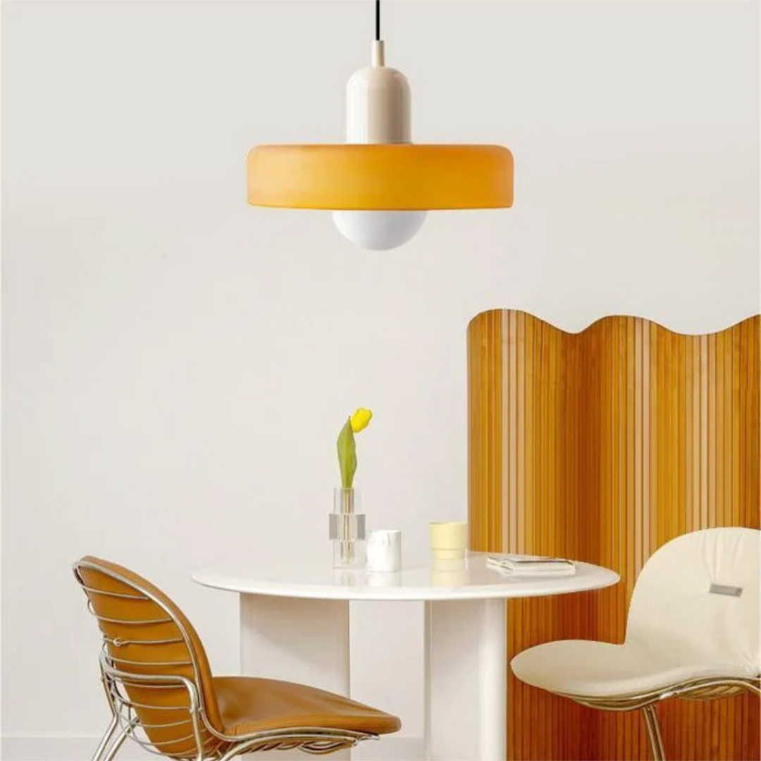 Aube - Lampe Suspendue Design En Verre Coloré