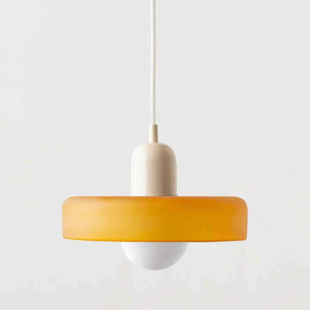 Aube - Lampe Suspendue Design En Verre Coloré