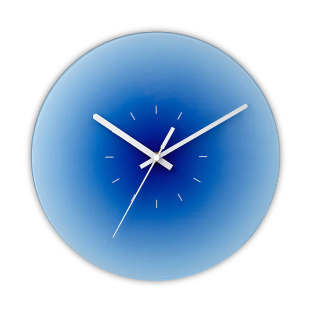 Calia – Horloge Murale Design en Verre