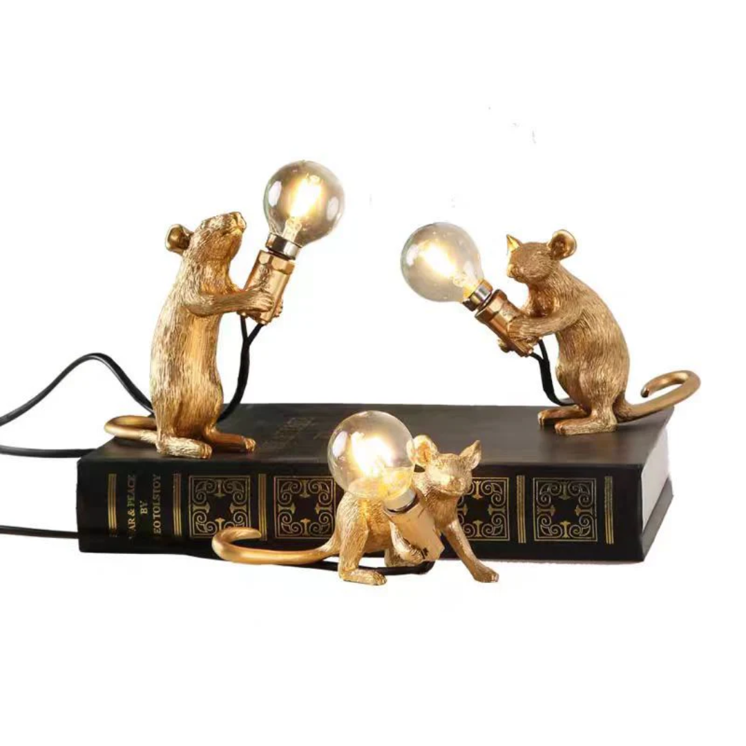 Esmaril - Lampe de Table LED Souris Moderne