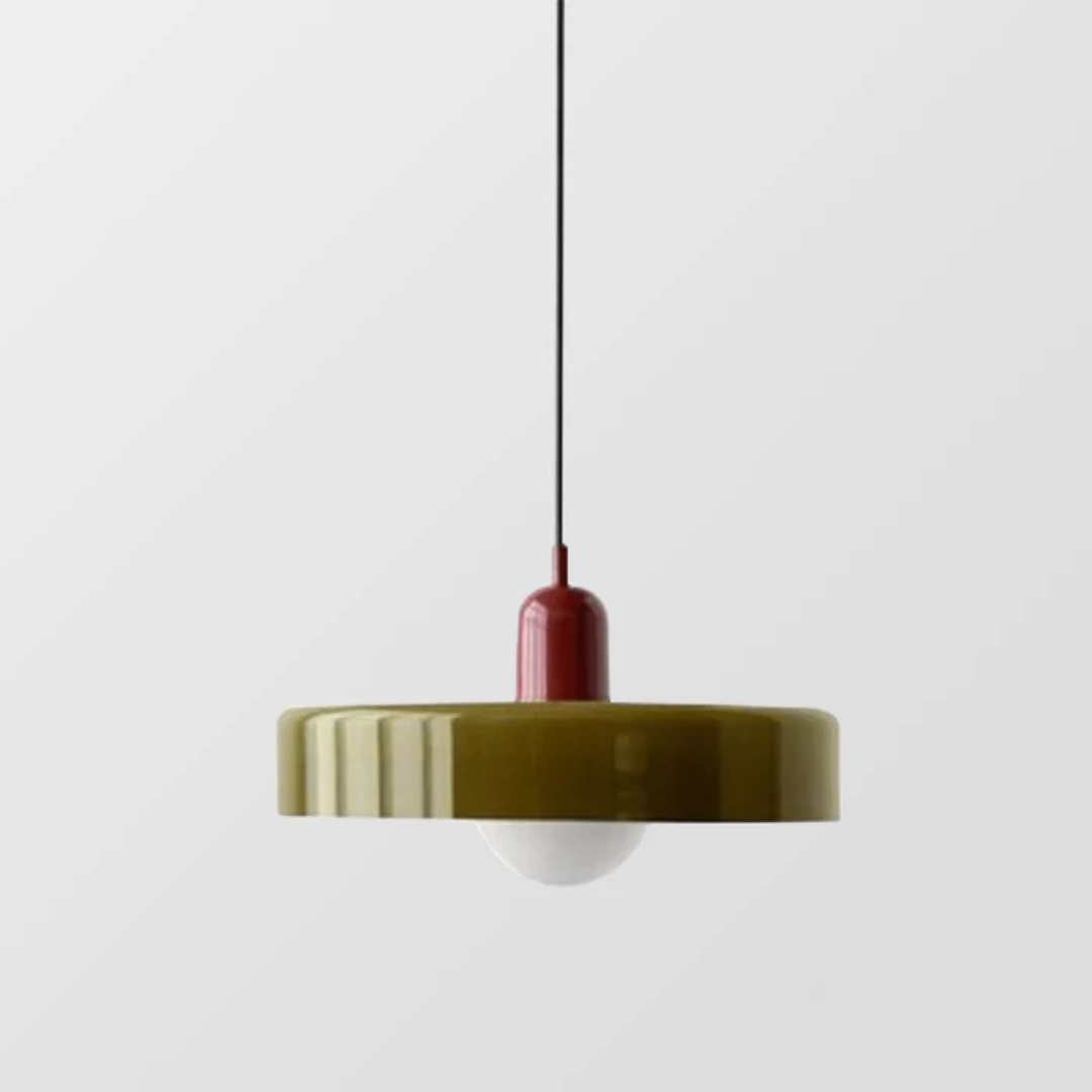 Aube - Lampe Suspendue Design En Verre Coloré