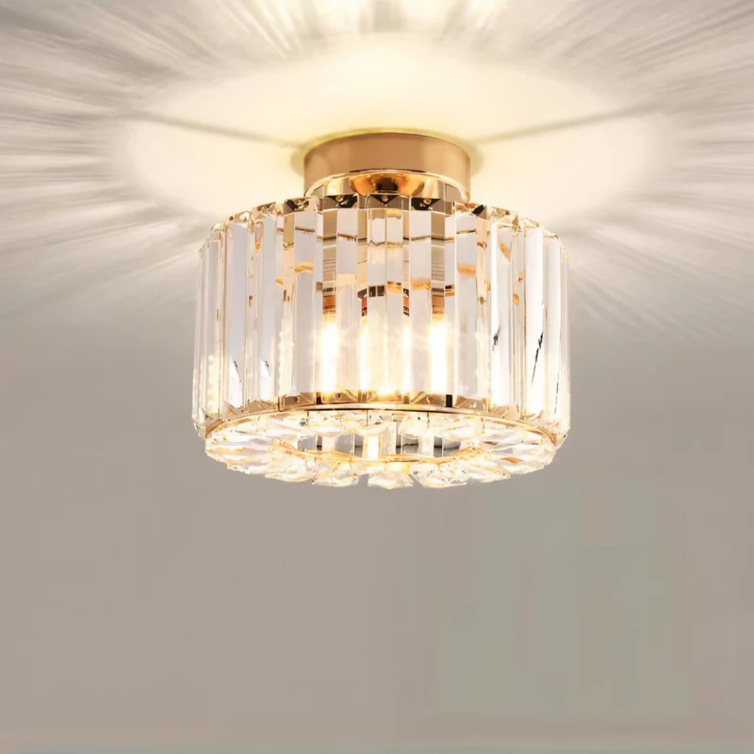 Aurore - Plafonnier en Cristal de Luxe | Éclairage Plafonnier Étincelant