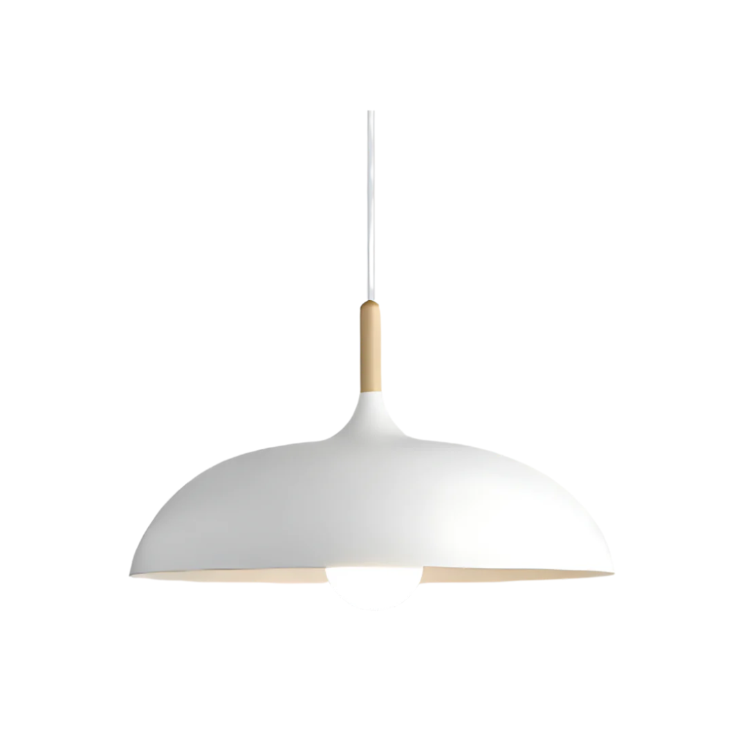Lysa - Suspension Nordique En Bois Et Fer Forgé