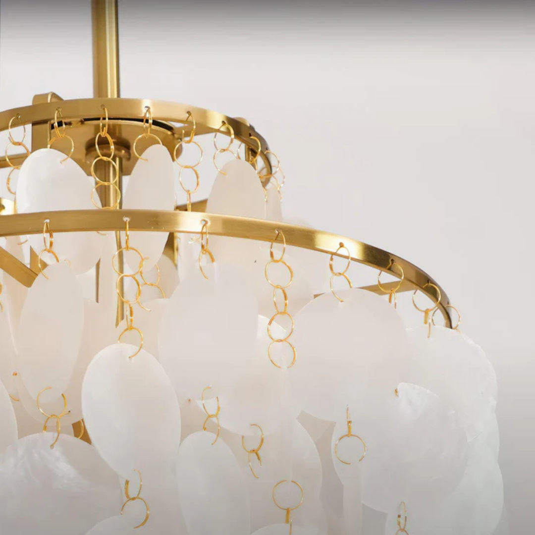 Lorvien - Suspension Vintage en Coquillage Naturel