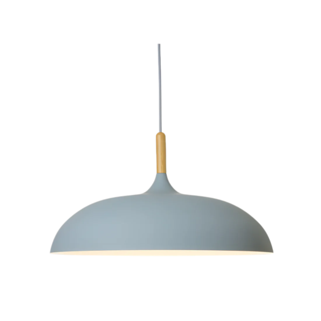 Lysa - Suspension Nordique En Bois Et Fer Forgé