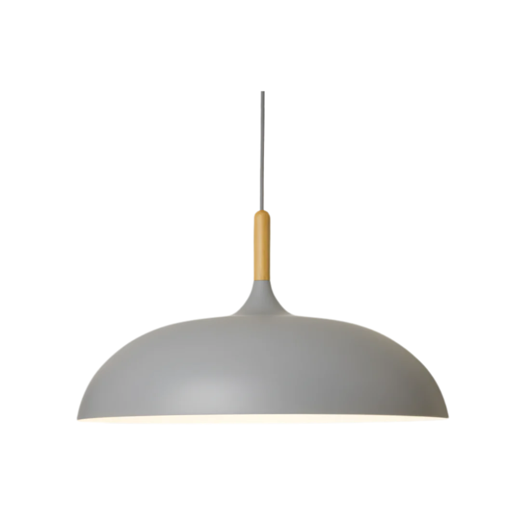 Lysa - Suspension Nordique En Bois Et Fer Forgé