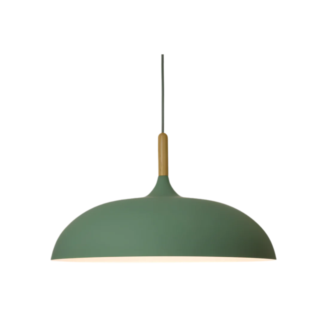 Lysa - Suspension Nordique En Bois Et Fer Forgé