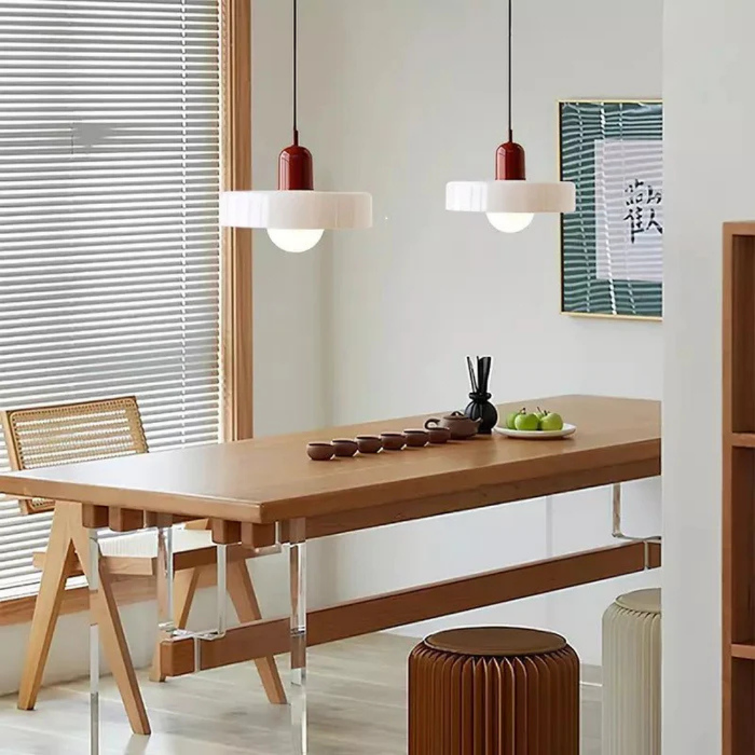 Aube - Lampe Suspendue Design En Verre Coloré