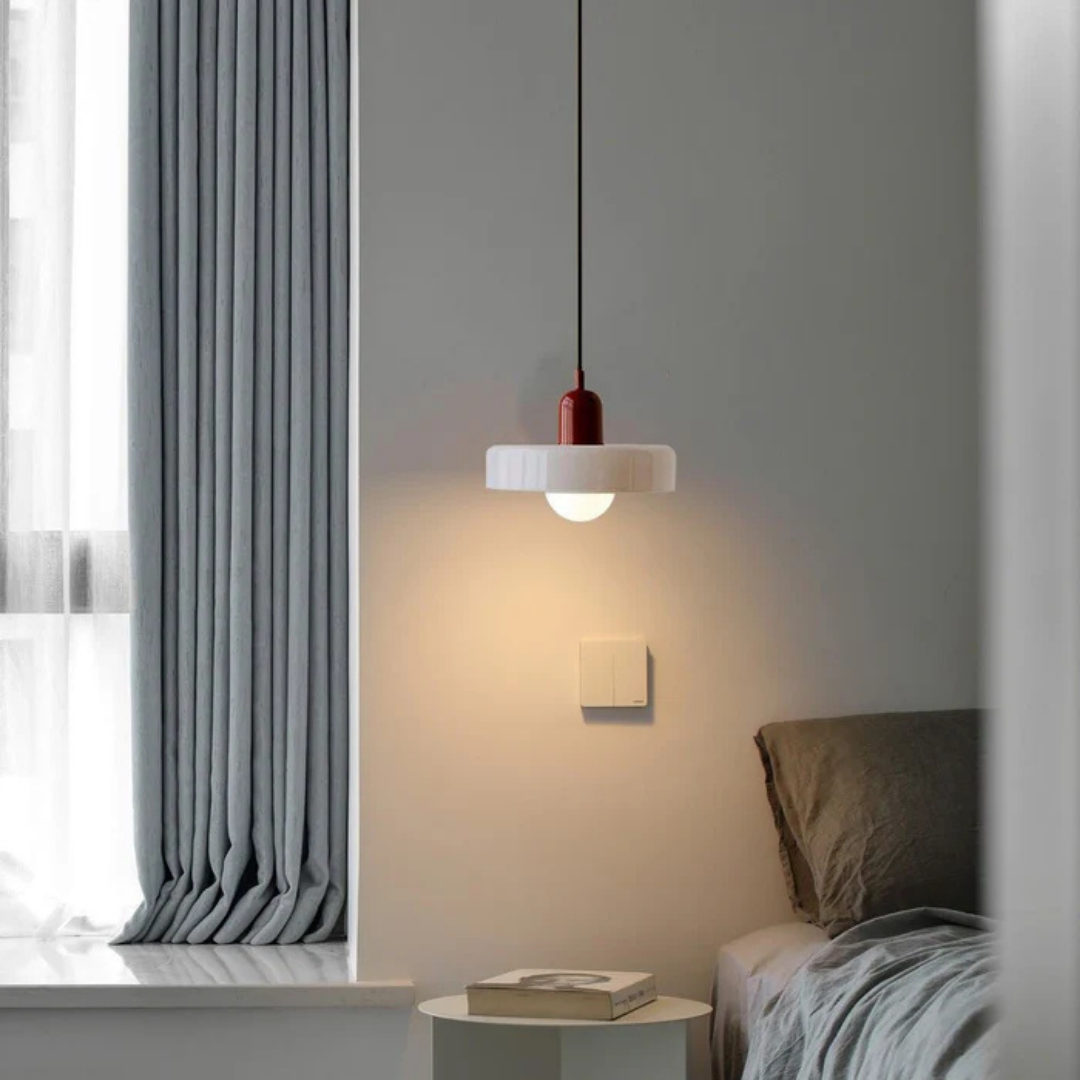 Aube - Lampe Suspendue Design En Verre Coloré