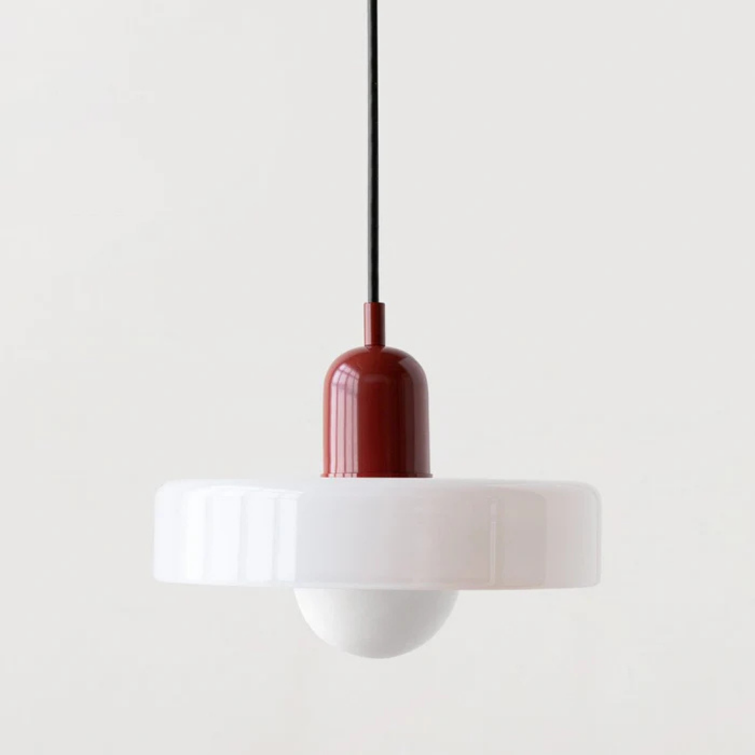 Aube - Lampe Suspendue Design En Verre Coloré
