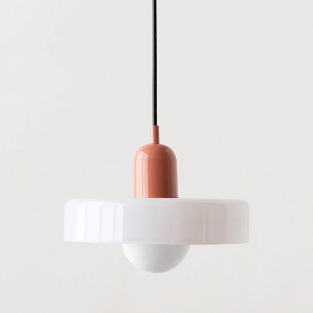 Aube - Lampe Suspendue Design En Verre Coloré