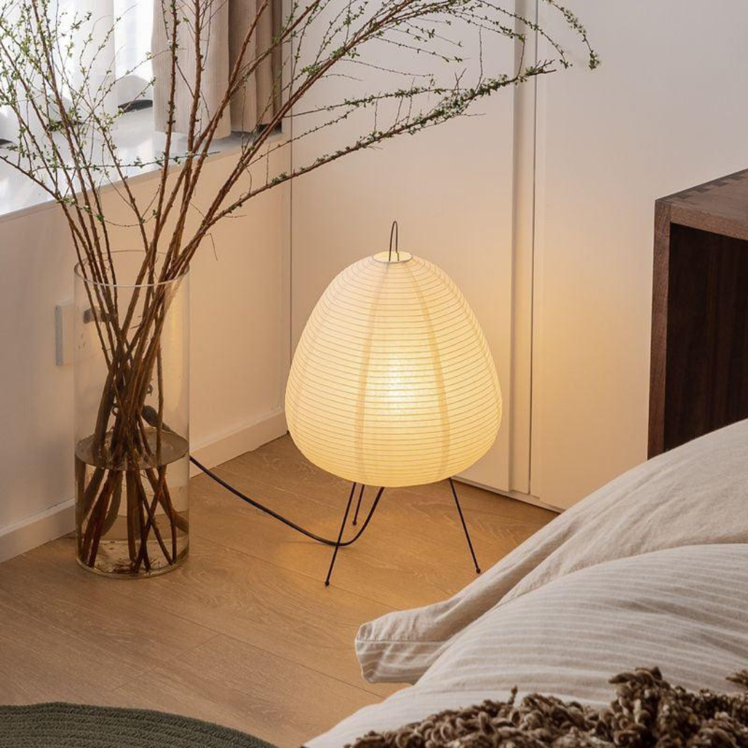 Myrcelle - Lampe de Sol Japonaise