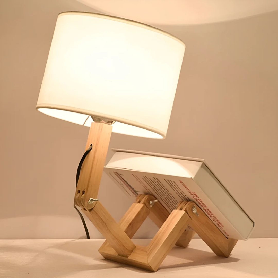 Corlune - Lampe de Table en Bois Flexible