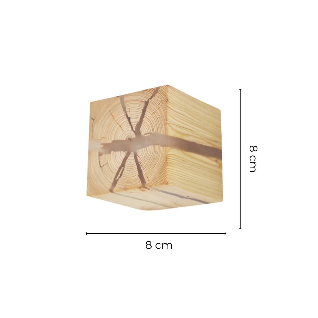 Vionis - Applique Murale LED en Bois | Applique Murale Intérieure élégante