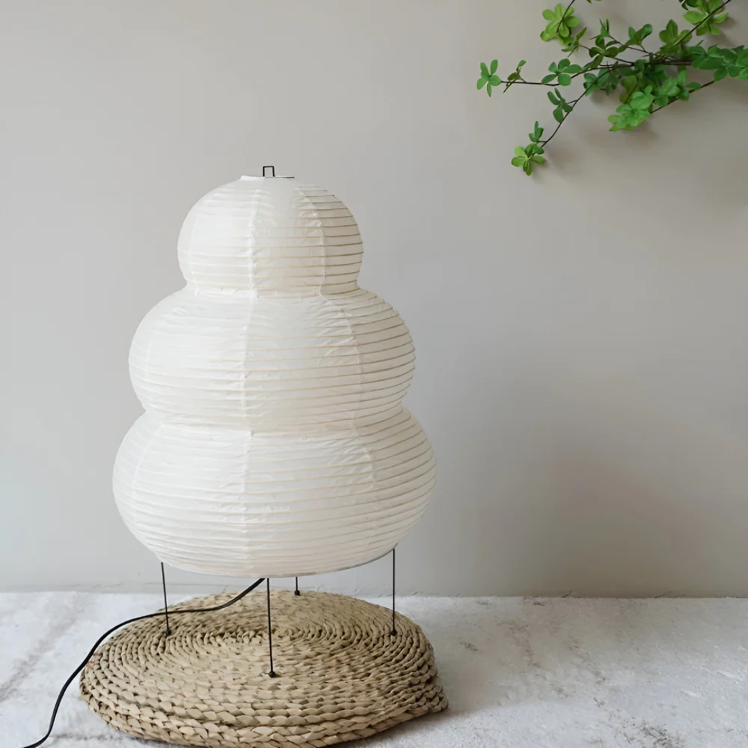 Noval - Lampadaire Japonais en Papier de Riz