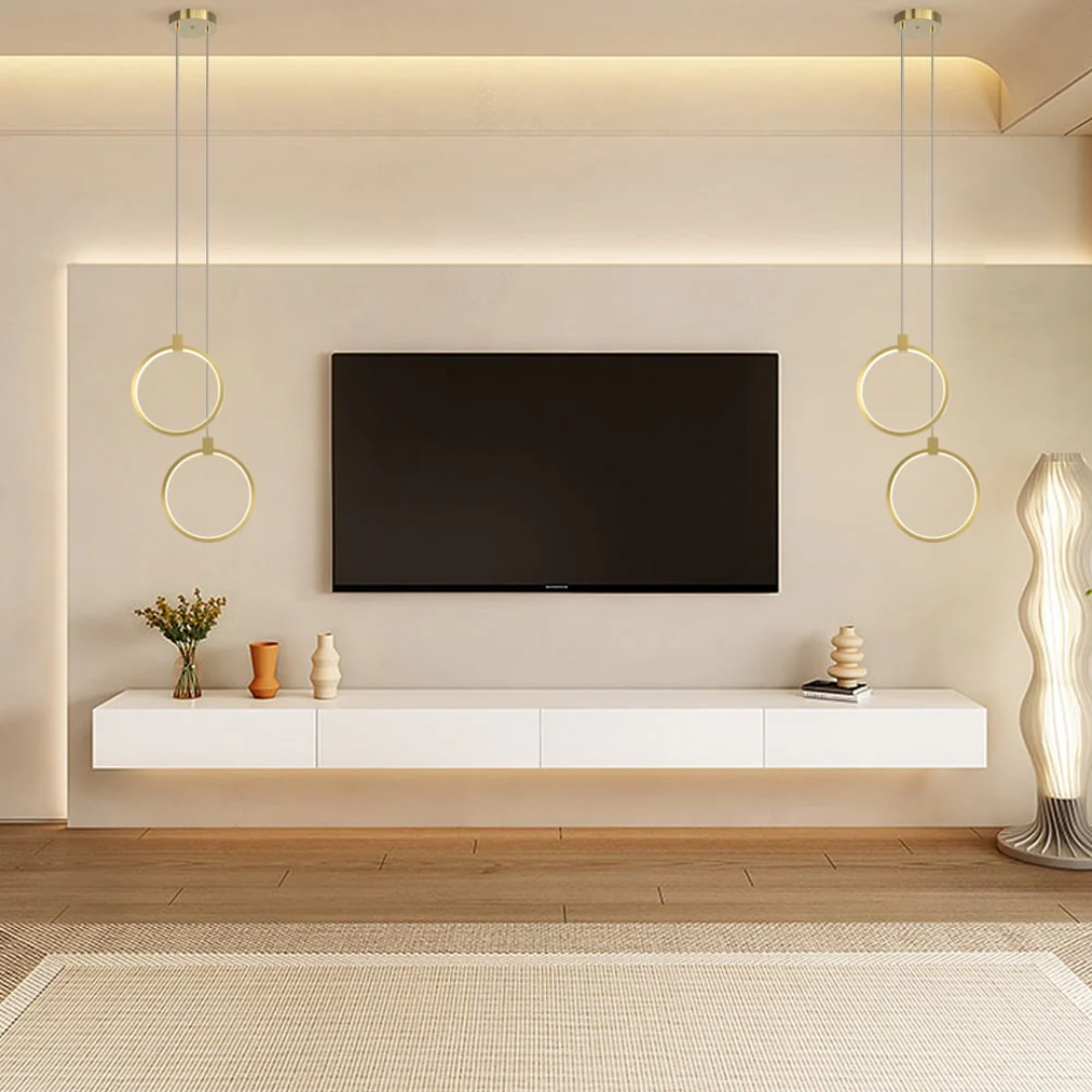 Clavine - Suspension Design Luxe Dorée