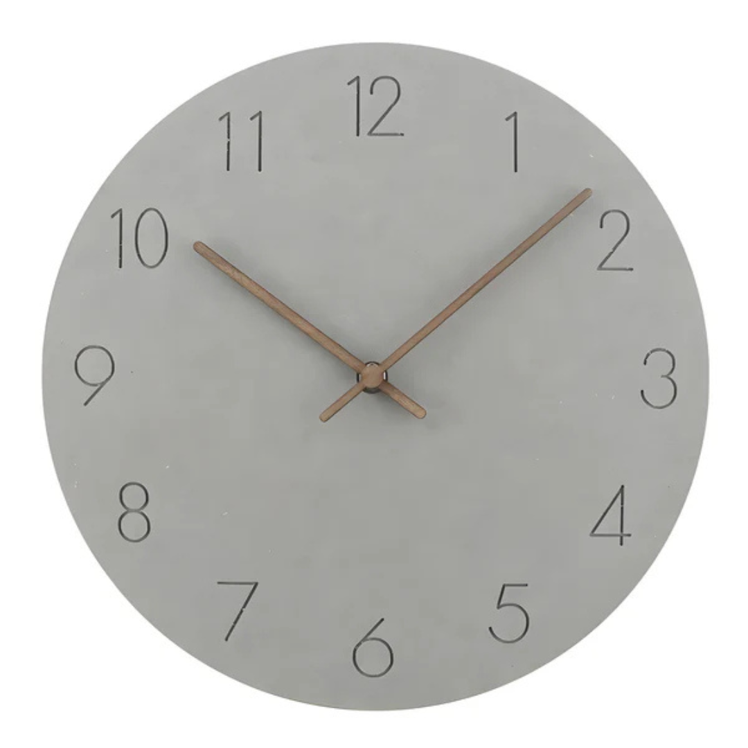 Clea – Horloge Murale Minimaliste en Bois