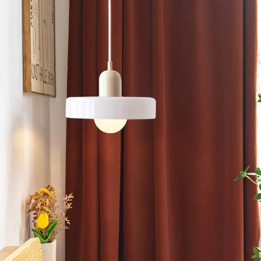 Aube - Lampe Suspendue Design En Verre Coloré