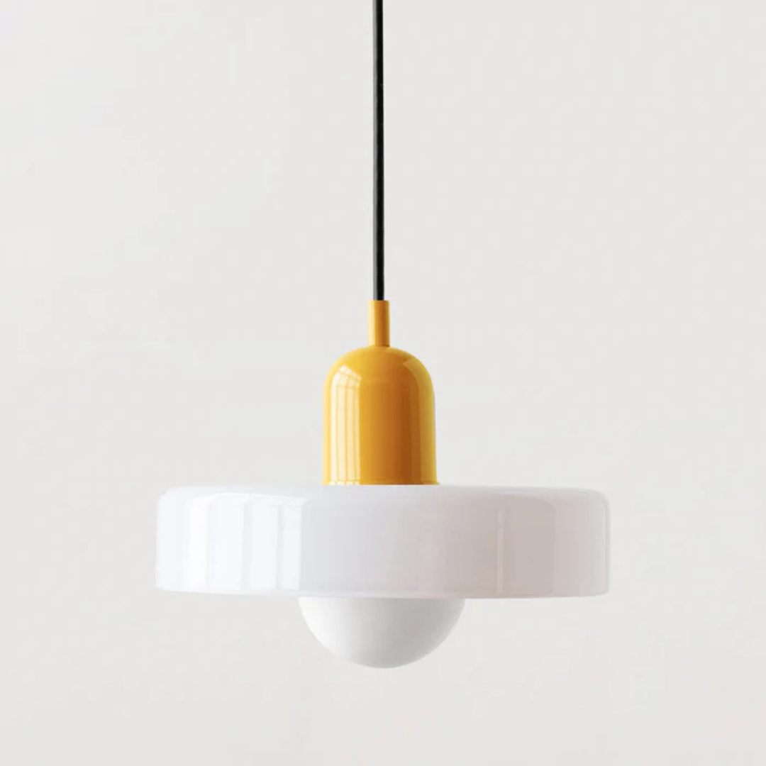 Aube - Lampe Suspendue Design En Verre Coloré