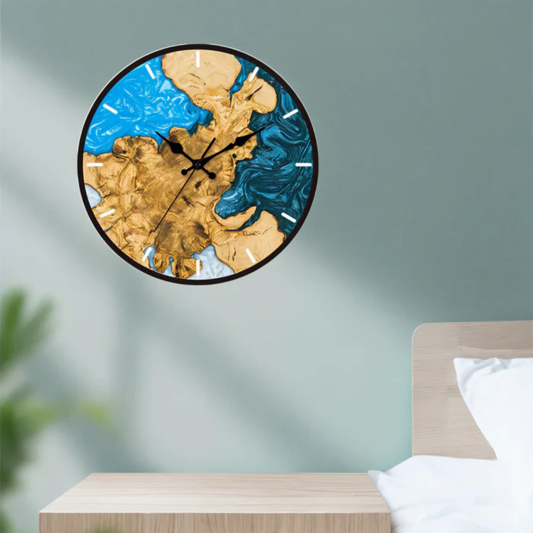 Noae – Horloge Murale Minimaliste Noire