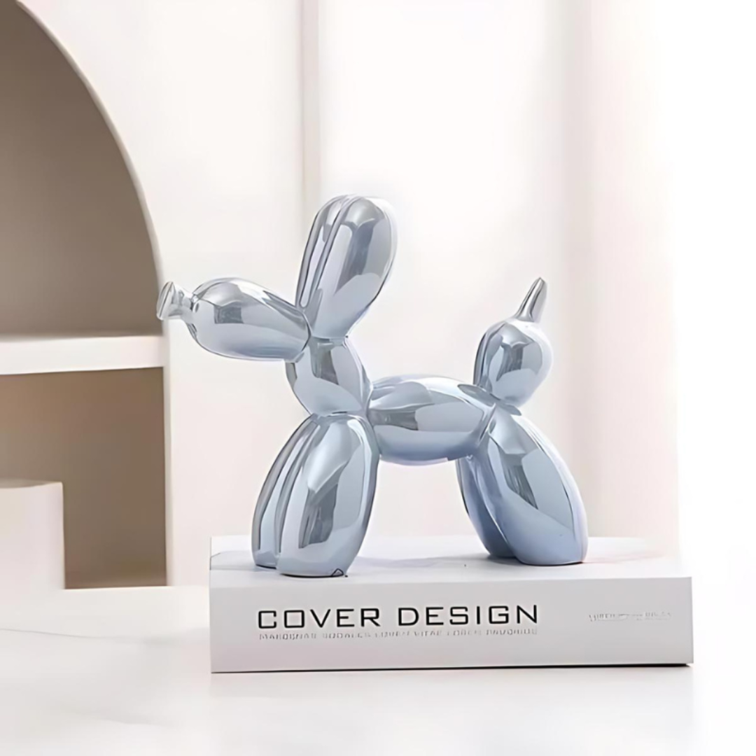 Romare – Statue de Chien en Céramique en Forme de Ballon